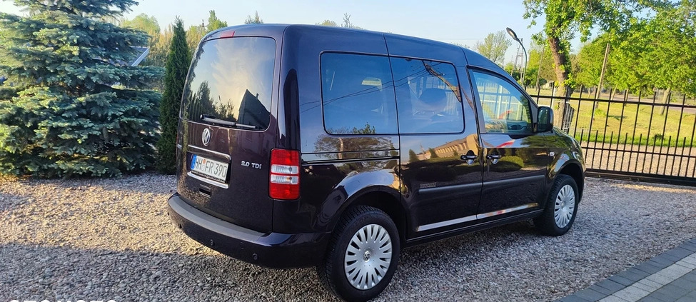 Volkswagen Caddy cena 39900 przebieg: 173000, rok produkcji 2012 z Tarnowskie Góry małe 704